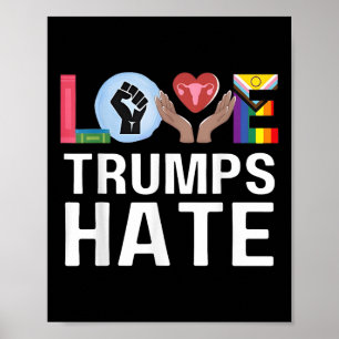 Trumps Hate Anti Trump Banned Books Reproductive L Poster
