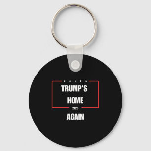 Trump's Home Again 2025  Key Ring