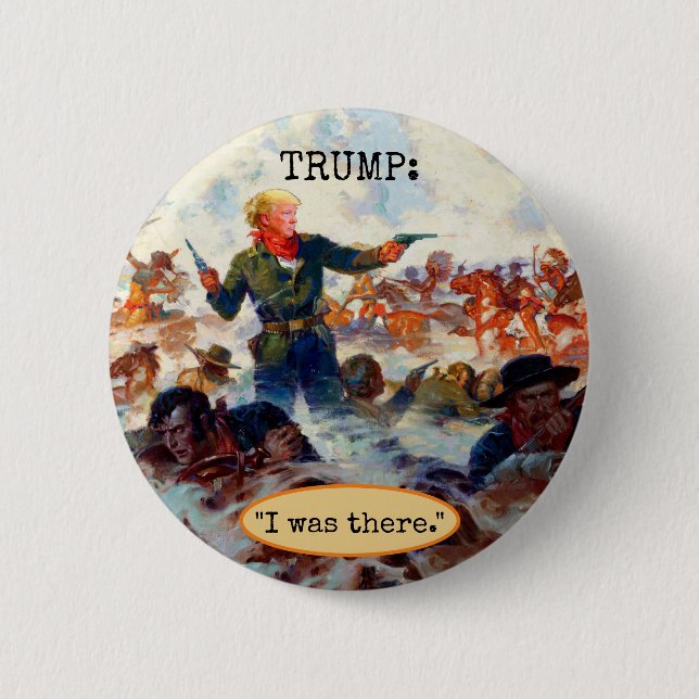Trump's Last Stand 6 Cm Round Badge (Front)
