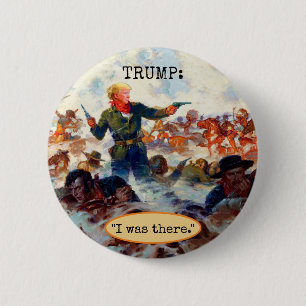 Trump's Last Stand 6 Cm Round Badge
