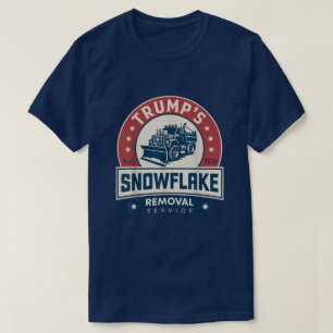 Trump's Snowflake Removal Service Christmas Trump  T-Shirt