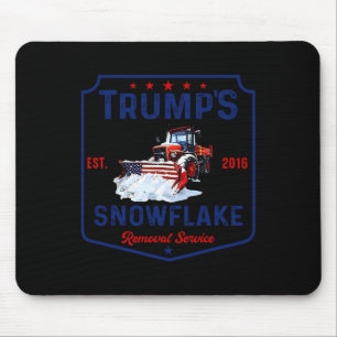Trump's Snowflake Removal Service Funny Trump 2024 Mouse Pad