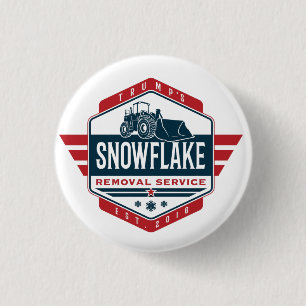 Trump's Snowflake Removal Service Novelty 3 Cm Round Badge