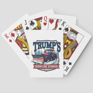 Trump's Snowflake Rmoval Service Inauguration Day Playing Cards