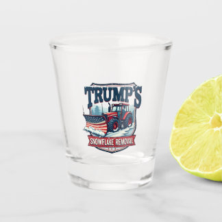 Trump's Snowflake Rmoval Service Inauguration Day  Shot Glass