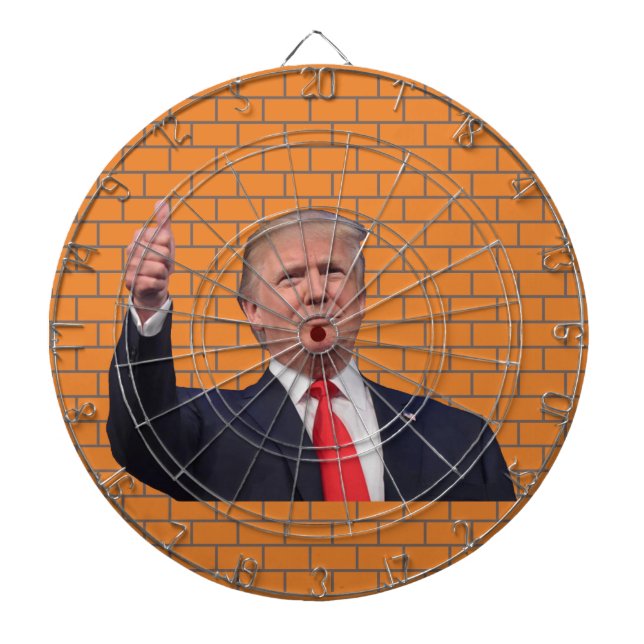 Trump's Wall Dartboard (Front)