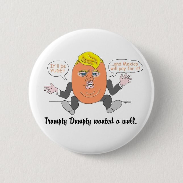 Trumpty Dumpty button (Front)