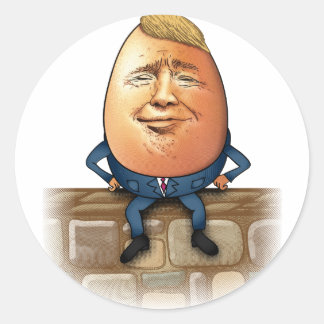 Trumpty Dumpty Classic Round Sticker
