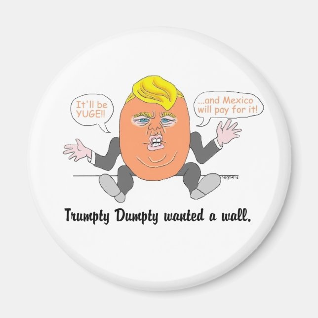 Trumpty Dumpty magnet (Front)