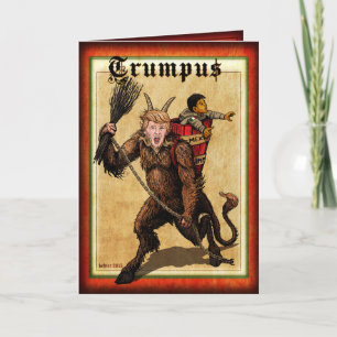 TRUMPUS - SEASON's GREEDINGS Holiday Card