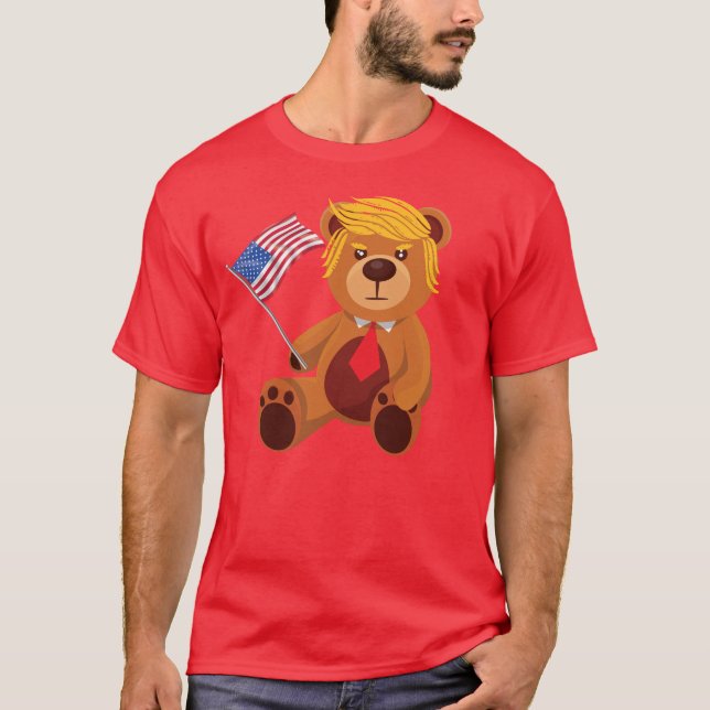 Trumpy Bear Trump 24 Elect President Trump 2024 T-Shirt (Front)