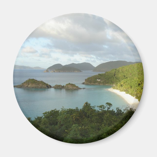Trunk Bay, St John, USVI Magnet (Front)