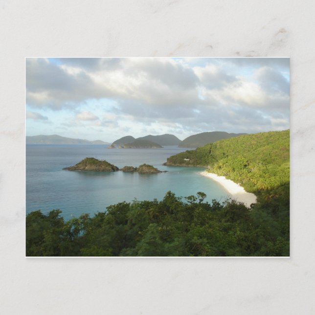 Trunk Bay, St John, USVI Postcard (Front)