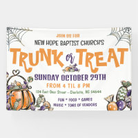 Trunk or Treat Banner 
