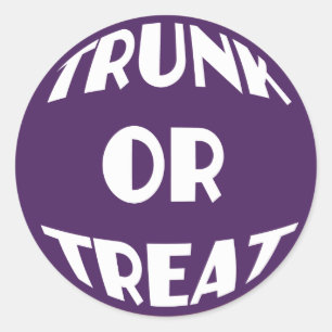 Trunk or Treat Event Stickers