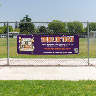 Trunk or Treat Halloween Banner