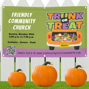 Trunk or Treat Halloween Banner