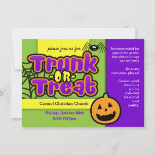 Trunk or Treat Invitation