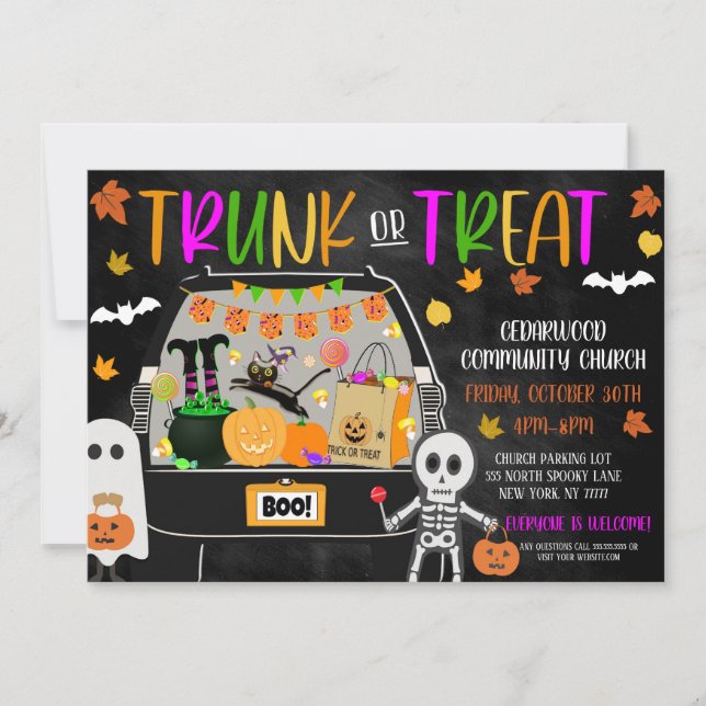 Trunk or Treat Invitation (Front)