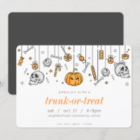 Trunk or Treat Modern Chic Halloween Party