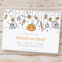 Trunk or Treat Modern Chic Halloween Party