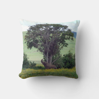 Trunk to the Breeze – Ngorongoro African Elephant Cushion