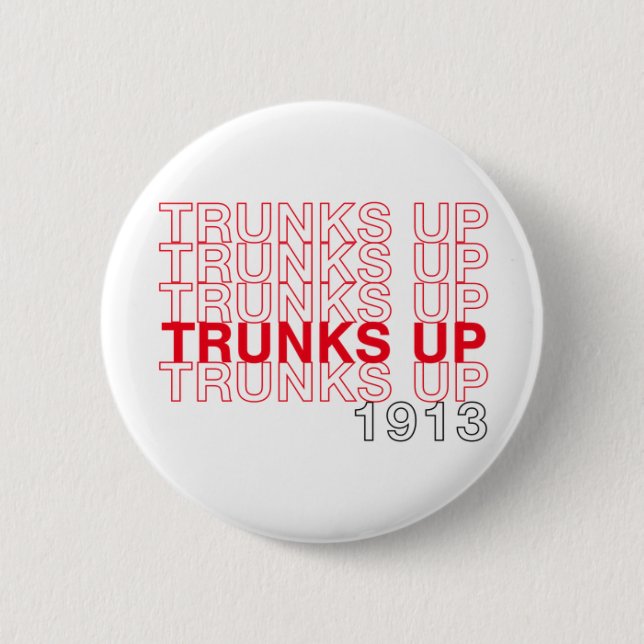 Trunks Up 1913 - Diva Button Pin (Front)