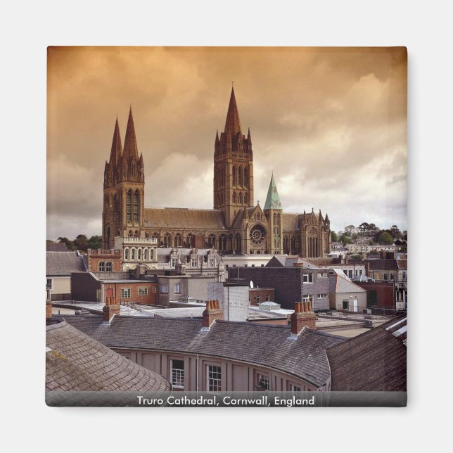 Truro Cathedral, Cornwall, England Magnet (Front)