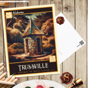Trussville, Alabama Vintage Postcard