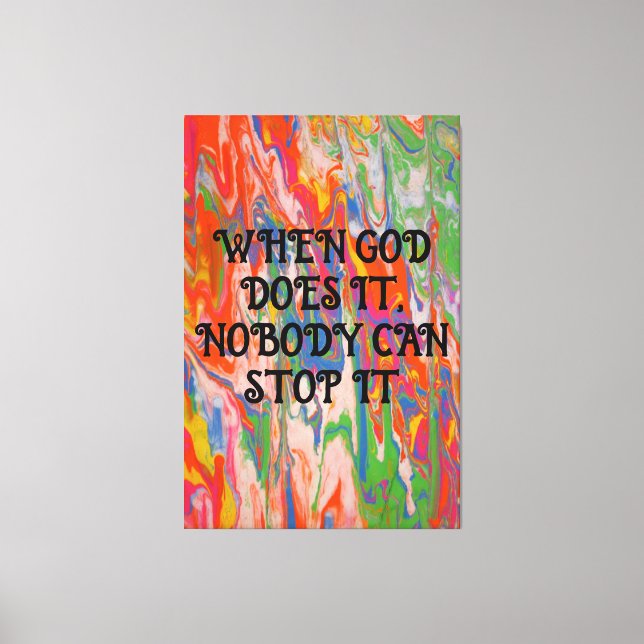 Trust Canvas Print (Front)
