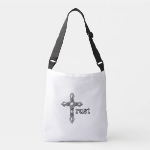 Trust Cross Christian Faith Tote Bag