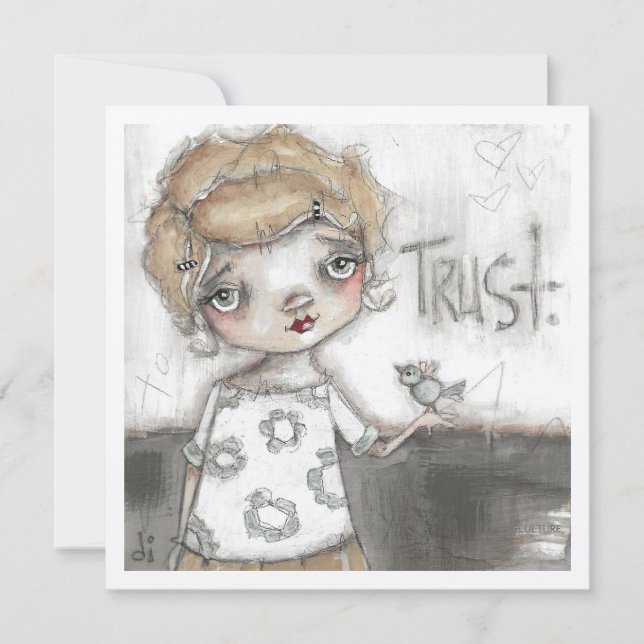 Trust - Flat Frameable Card (Front)