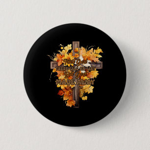 Trust God All Things Are Possible Christian Thanks 6 Cm Round Badge