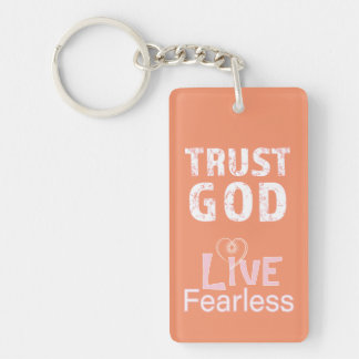 Trust God Keychains Christian gifts Key chain