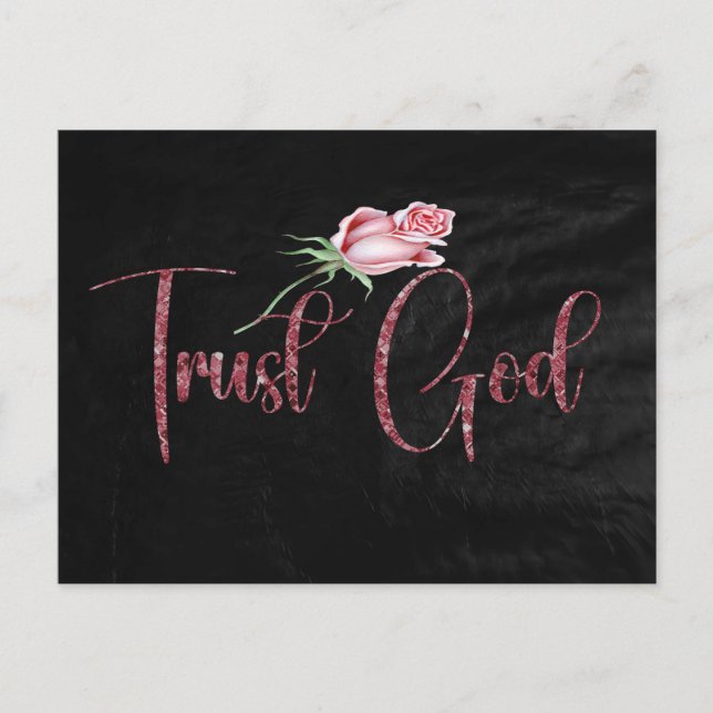 Trust God  Postcard (Front)