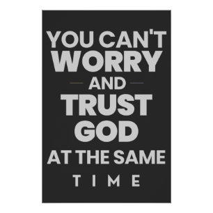 Trust God Poster