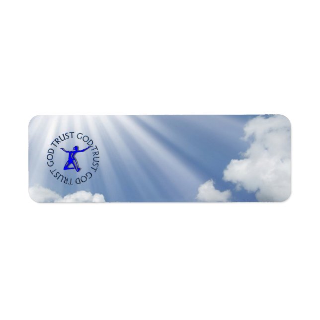 TRUST GOD RETURN ADDRESS LABEL (Front)
