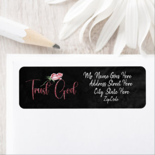 Trust God  Return Address Label
