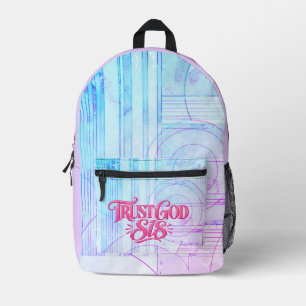 Trust God Sis, He got you you Printed Backpack