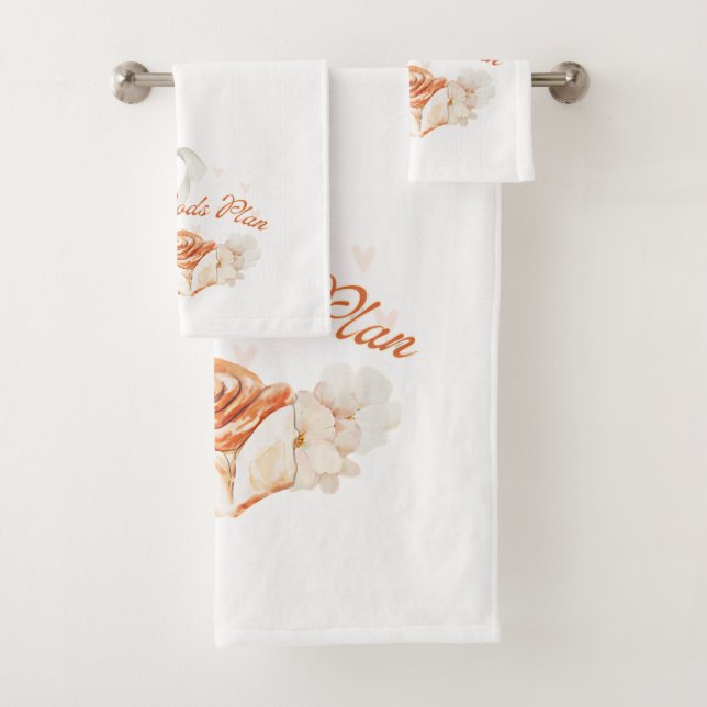 Trust God's Plan - Cinnamon Roll Towel Set (Insitu)