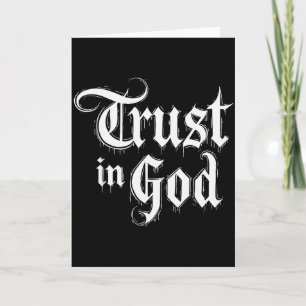 Trust In God Card