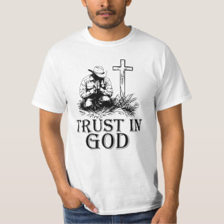 Trust In God, Cowboy T-Shirt