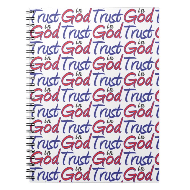 Trust in God Notebook (Front)