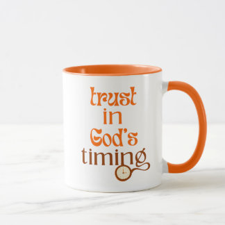 Trust in God's Timing Mug