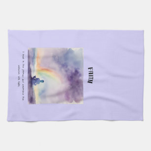 Trust in the Journey Holiday Tea Towel