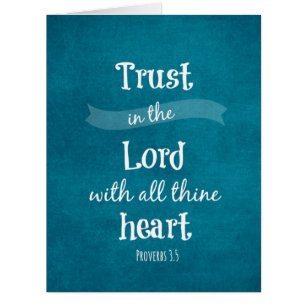 Trust in the Lord Bible Verse