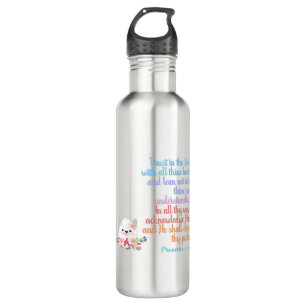 Trust in the Lord Bible Verse 710 Ml Water Bottle