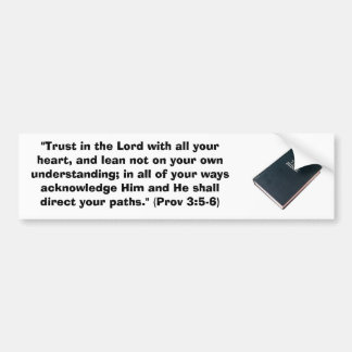 Trust in the Lord Bumper Sticker