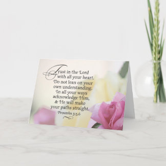 Trust in the Lord Card