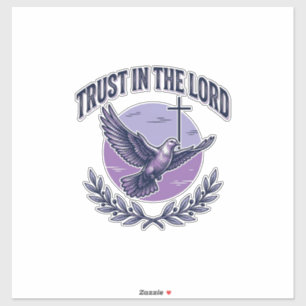 Trust in the Lord Dove Christian T-Shirt Design_1